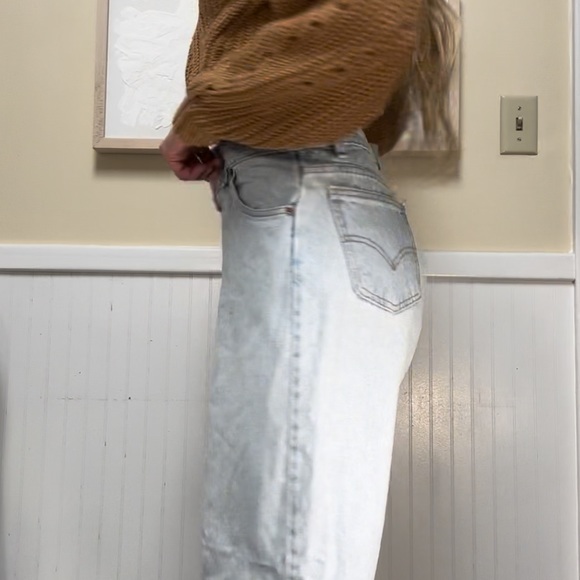 Vintage Orange Tab Levis 560 Loose Fit Tapered Leg Light - Picture 12 of 16